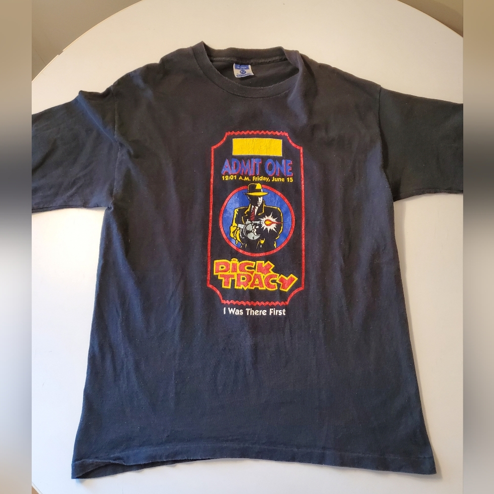 Vintage Dick Tracy Single Stitch Movie T-Shirt